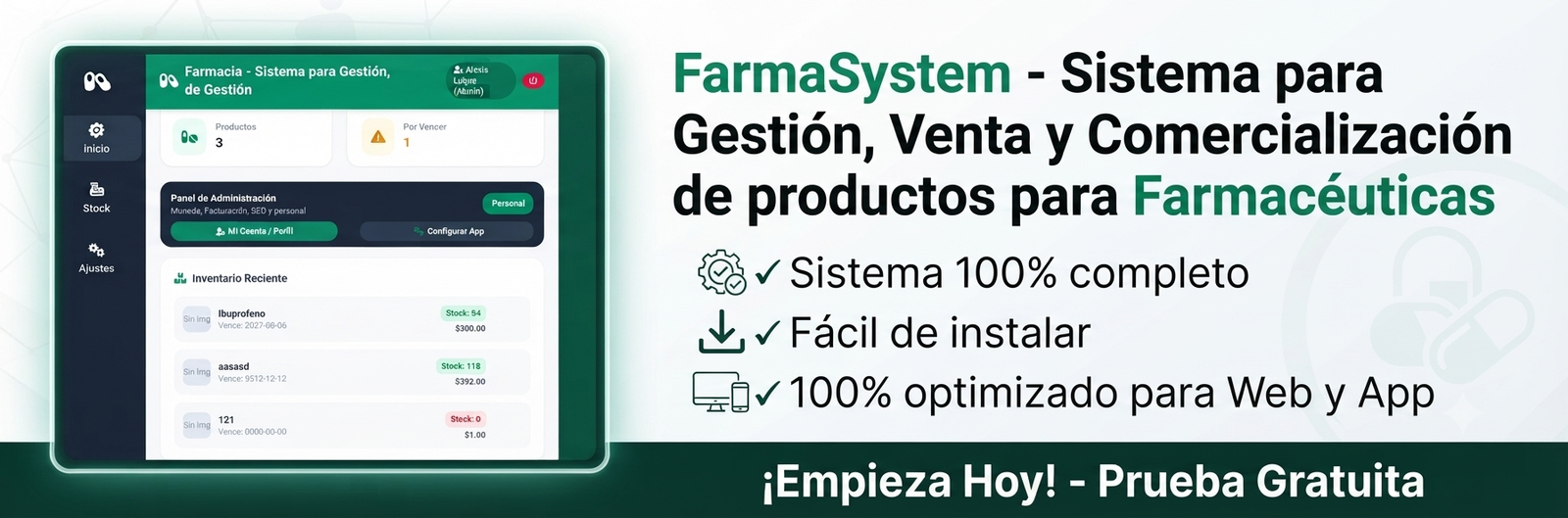 FarmaSystem - Sistema para Gestion de Farmacia